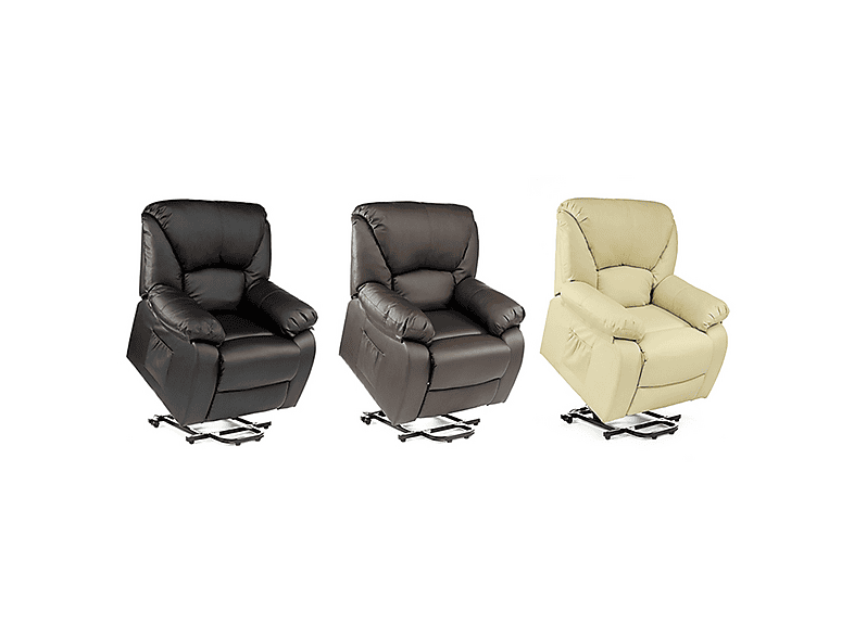 Sillón de masaje - Eco-De CHAMONIX ECO-8590UP M, Función calor, Niveles de funcionamiento: 9, Peso máximo 100 kg, Marrón