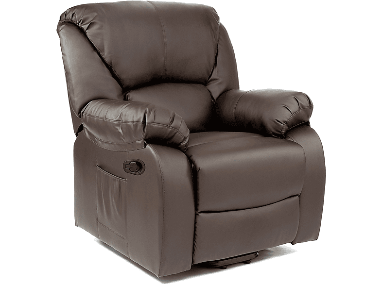 Sillón de masaje - Eco-De MONACOECO-8590 M, Función calor, Niveles de funcionamiento: 9, Peso máximo 100 kg, Marrón