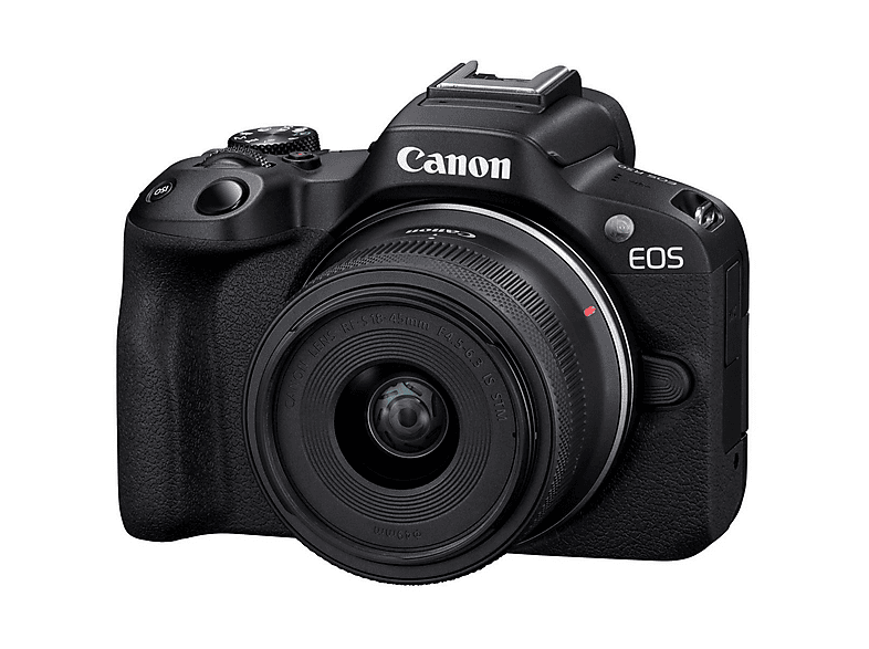 Cámara digital - Canon EOS R50, Black + RF-S 18-45 IS STM + RF-S 55-210mm F5-7.1 IS STM Kit, 25,5 megapixel, CMOS, Full HD 1080p, Negro