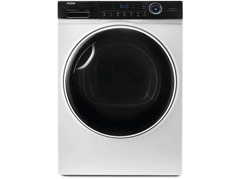 Secadora bomba de calor - Haier HD100-A2979N-S, Bomba de calor, 10 kg, 14 programas, Blanco