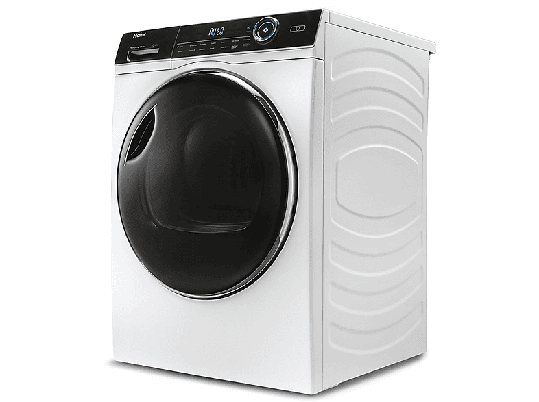 Secadora bomba de calor - Haier HD100-A2979N-S, Bomba de calor, 10 kg, 14 programas, Blanco