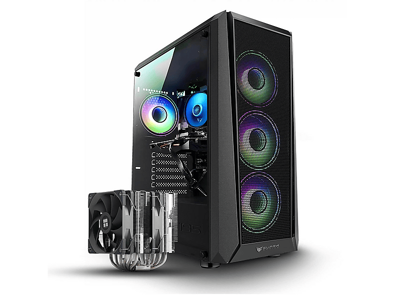 pc gaming - PC Racing INTEL I5 ORDENADOR SOBREMESA, Intel® Core™ i5 12400F, 32 GB RAM, 1 TB SSD, GeForce RTX™ 4060 Ti, Windows 11 Pro, Negro