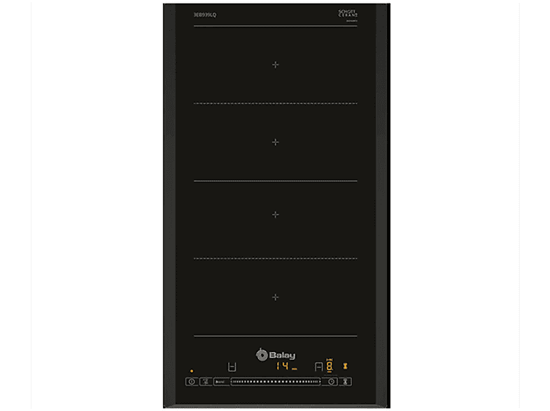 Placa de inducción - Balay 3EB939LQ, 1 zonas, 288 mm, Negro
