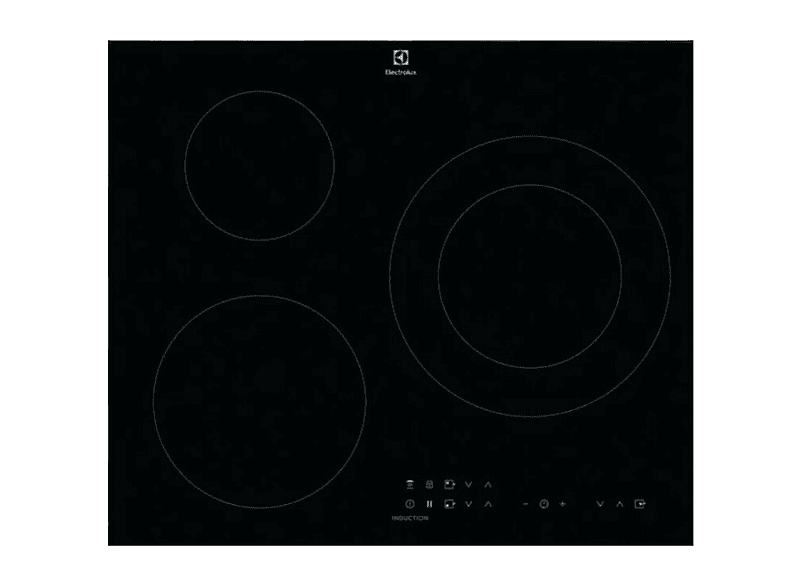 Placa de inducción - Electrolux LIT60336C, 3 zonas, 590 mm, Negro