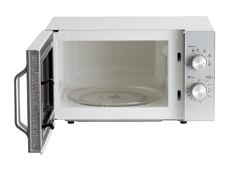 Microondas libre instalación - Sharp R204S, 800 W, 20 l, Plata