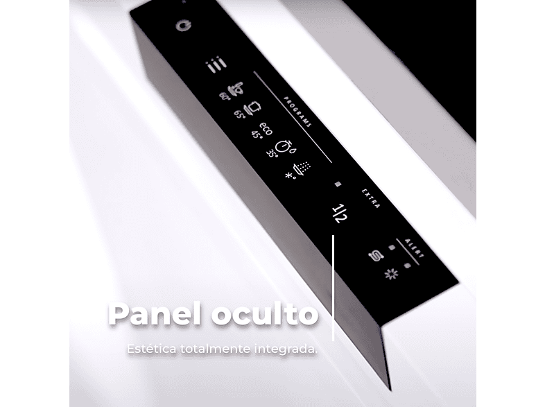Lavavajillas libre instalación 45 cm - Evvo D1X Slim, 5 programas, 45,0 cm, Inox