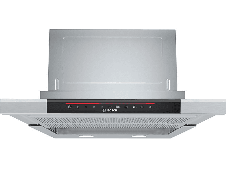 Campana telescopica - Bosch DFS067K51, 5 velocidades, 717 m³/h, 598 mm, Acero inoxidable