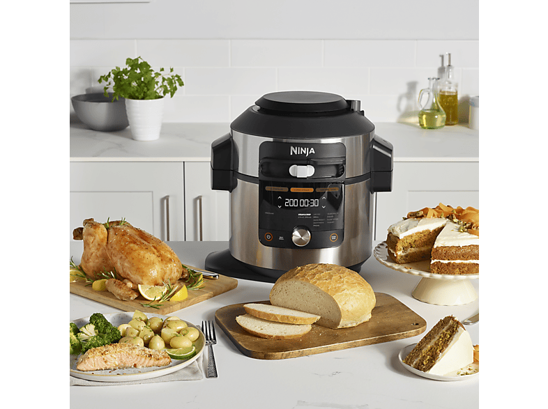 Olla Multifunción - Ninja OL750EU, 1760 W, 7,5 l, Inox
