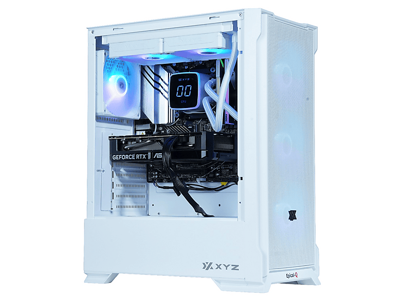 PC Gaming - Epical-Q Hrym, AMD Ryzen 7 5700X, 32 GB RAM, 1 TB SSD, GeForce RTX™ 5070, Windows 11 Home, Blanco