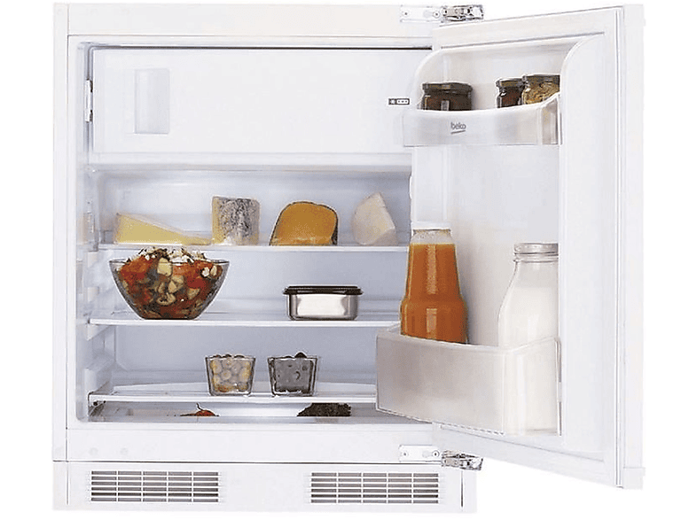 Nevera pequeña - Beko BU1154HCN, Cíclico, Altura 81,8 cm, Capacidad 107 l, Blanco
