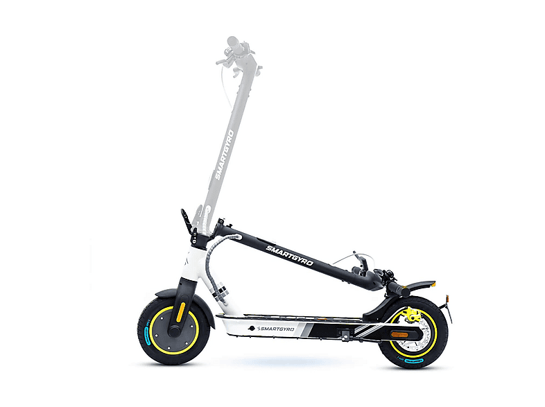 Patinete eléctrico - Smartgyro Z-ONE 2 GRAY 2, Pot. máx. 400 W, Carga máx. 100 kg, 30 km autonomía, 8000 mAh, Gris