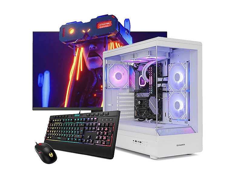 PC Gaming - Neopc AMD Ryzen 7 5700G-16GB RAM- 480 GB SSD - Monitor 27", Radeon™ RX Vega 8, Windows 11 Pro, Blanco