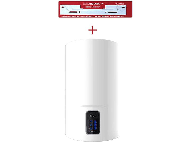 Termo Eléctrico - Ariston LYDOS WIFI 80 V 1.5K EU + INSTAFIX, 80 l, Blanco