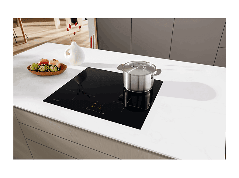 Placa inducción - Miele KM 7361 FL, 4 zonas, 620 mm, Negro