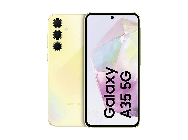 Smartphone - Samsung A35 6.6P/5G/8N/8+256GB/Y, Yellow, Móvil Android, 8 GB RAM, 6,6 " FHD+, Exynos 1380 Octa-Core, 5,000 mAh