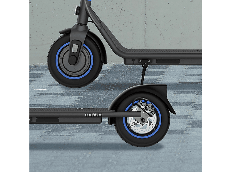Patinete eléctrico - Cecotec BONGO D20 XL CONNECTED, Pot. máx. 630 W, Carga máx. 100 kg, 120 min autonomía, 5000 mAh, Plateado