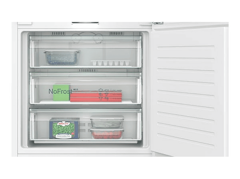 Frigorífico combi integrable - Siemens KB96NADD0, No Frost, Altura 1935 mm, Capacidad 382 l, Inox panelable