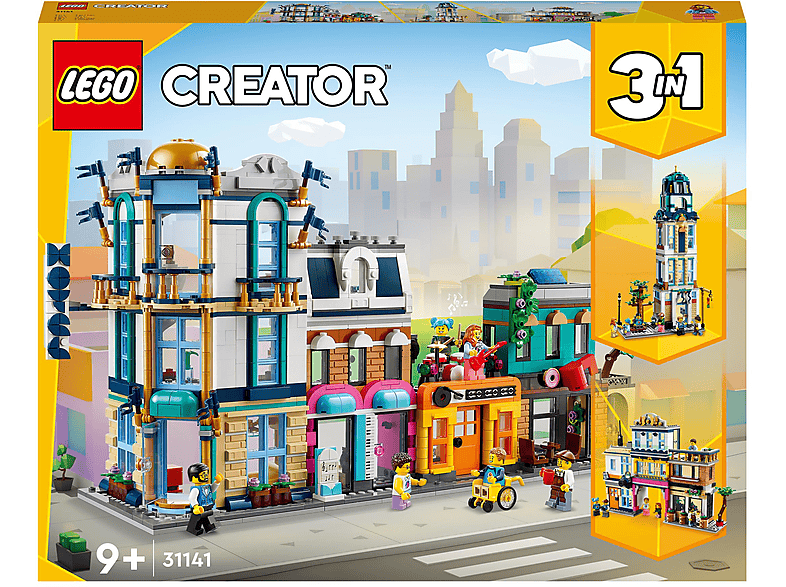 Juego de construcción - LEGO Set de juguetes de construcción LEGO® Creator 31141 Calle Principal (1459 piezas), edad recomendada: 9 año(s)