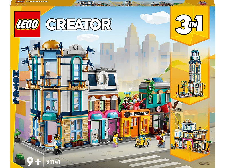 Juego de construcción - LEGO Set de juguetes de construcción LEGO® Creator 31141 Calle Principal (1459 piezas), edad recomendada: 9 año(s)