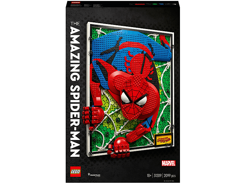 Juego de construcción - LEGO Kit de construcción LEGO® Art 31209 El Increíble Spider-Man (2099 piezas), edad recomendada: 18 año(s)