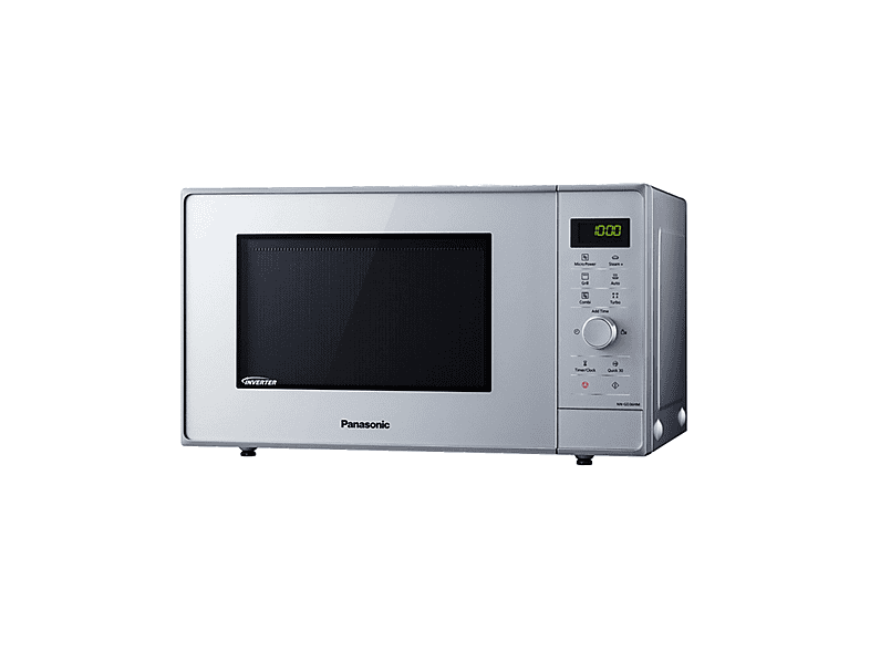 Microondas con grill - Panasonic NN-GD36HMSUG, 1000 W, 6 potencia, 23 l, Silver