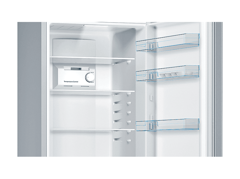 FRIGORIFICO COMBI - Bosch KGN36NLEA, No Frost, Altura 186 cm, Capacidad 305 l, Inox