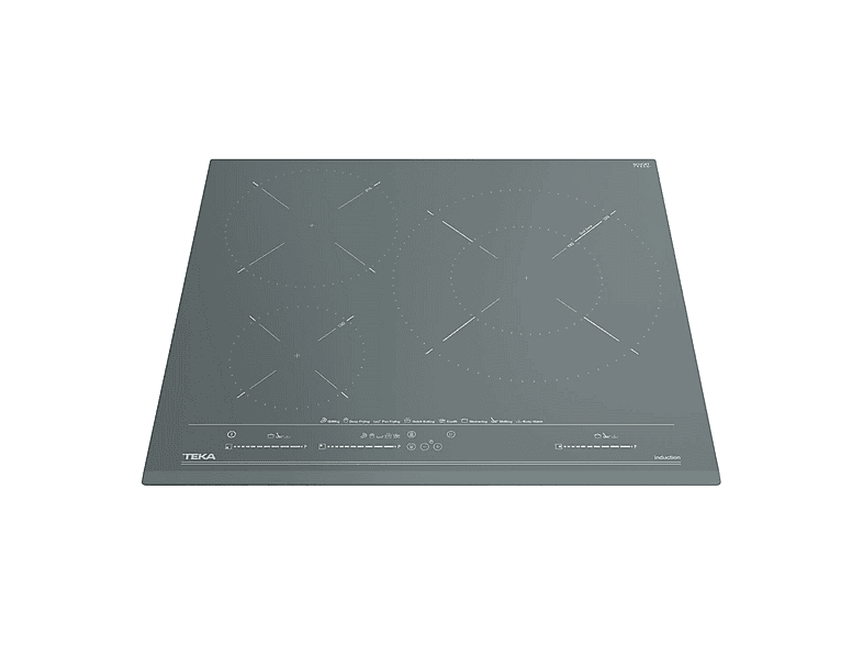 Placa de inducción - Teka IZC 63630 MST ST STONE GREY, 3 zona(s) zonas, 600 mm, Negro
