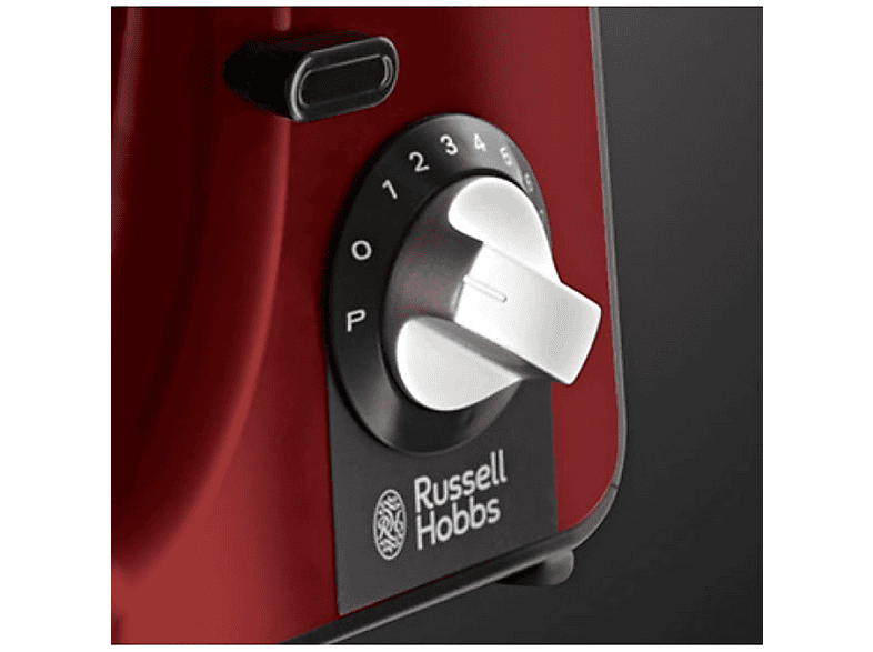 Robot amasador - Russell Hobbs 23480-56, 1000 W, 5 l, Rojo