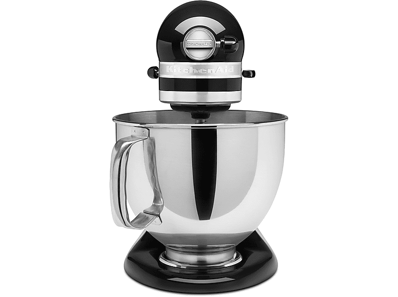 Robot amasador - KitchenAid 5KSM175PSEBK, 300 W, 4,8 l, Negro