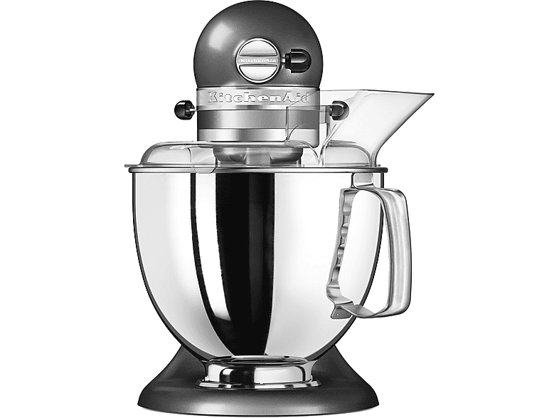 Robot de cocina - KitchenAid 5KSM175PSEMS, 300 W, 4,8 l, Plata Medallon