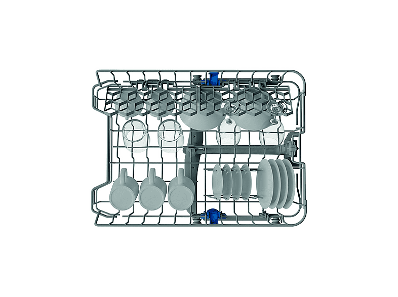 Lavavajillas integrable 45 cm - Indesit DI9E 2B10, 9 servicios, 5 programas, 44,8 cm, Blanco