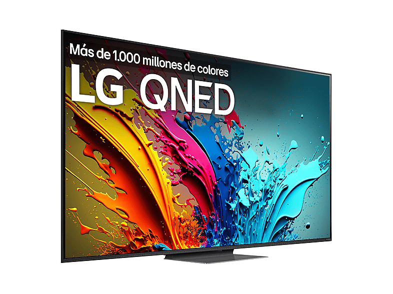 TV QNED 75" - LG 75QNED87T6B.AEU, UHD 4K, Procesador Inteligente 4K α8, Smart TV, DVB-T2 (H.265), Negro Grafito