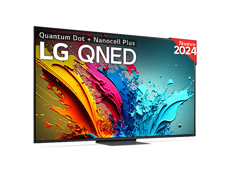TV QNED 75" - LG 75QNED87T6B.AEU, UHD 4K, Procesador Inteligente 4K α8, Smart TV, DVB-T2 (H.265), Negro Grafito