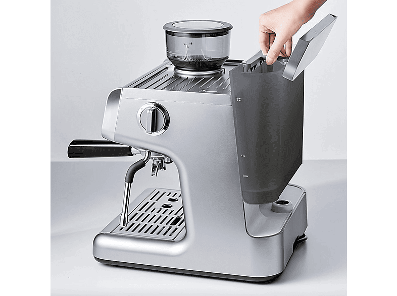 Cafetera express - Polti COFFEA G50S, 15 bar, 0 W, 2 tazas, Plata