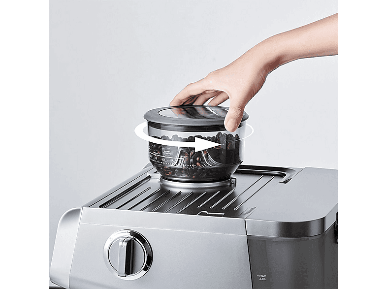 Cafetera express - Polti COFFEA G50S, 15 bar, 0 W, 2 tazas, Plata