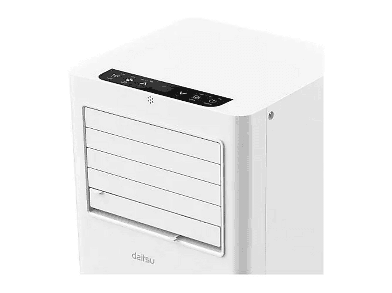 Aire acondicionado portátil - Daitsu 3NDA03016 APD 09FX, 2150 fg/h, Velocidad de Ventilador Ajustable velocidades, 21 m², 54 dB(A), Blanco