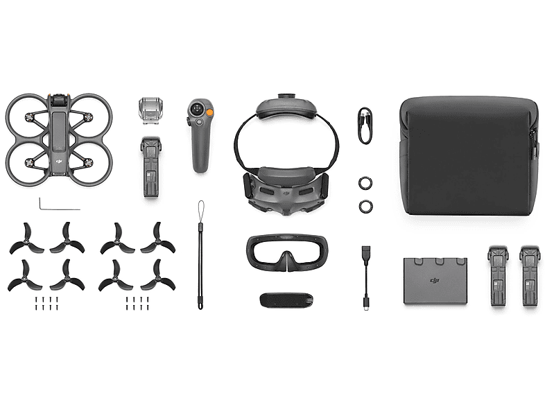 Drone - DJI AVATA 2 FLY MORE COMBO (THREE BATTERIES), Gris
