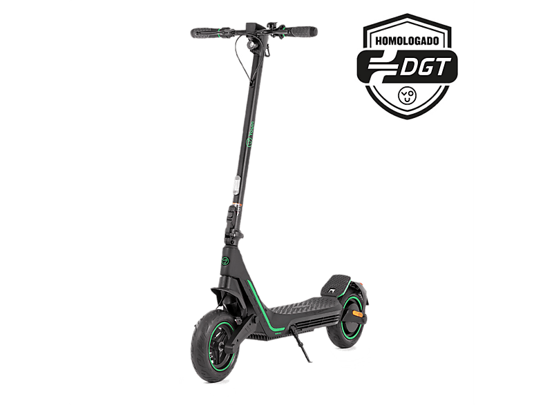 Patinete eléctrico - Youin XL3, Pot. máx. 800 W, Carga máx. 120 kg, 45 km autonomía, 12500 mAh, Negro