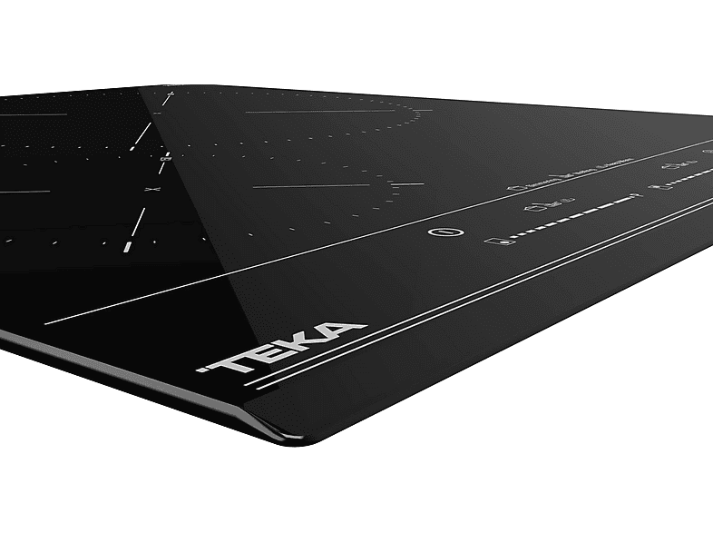 Placa de inducción - Teka IZC42400MSPBK, 2 zonas, 450 mm, Negro