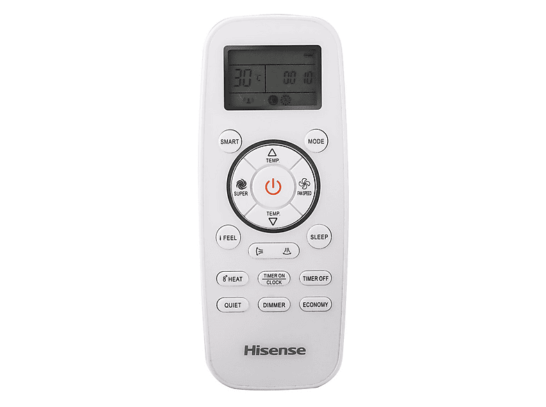 Split 1x1 - Hisense Brissa CA25YR03, Función Inverter, Blanco