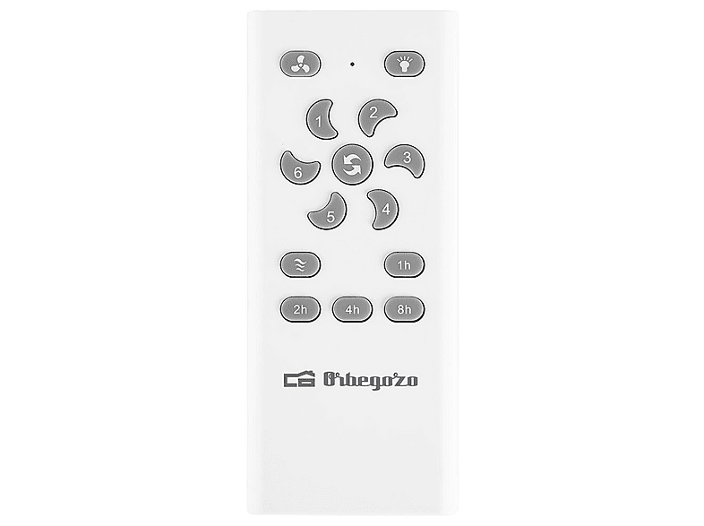Ventilador de techo - Orbegozo CPW 01120, 5 velocidades, Blanco