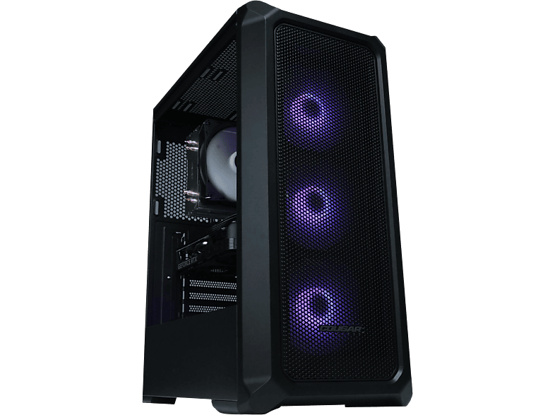 PC Gaming - Epical-Q Flash, AMD Ryzen 7 5700X, 32 GB RAM, 1 TB SSD, GeForce RTX™ 5060, Windows 11 Home, Negro