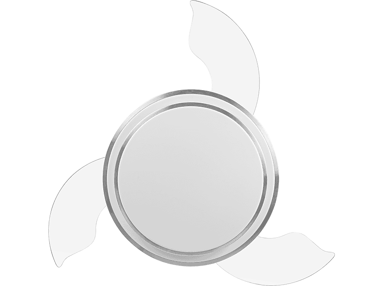 Ventilador de techo - Orbegozo CP 110105, 35 W, 6 velocidades, Aspas retráctiles, Plata
