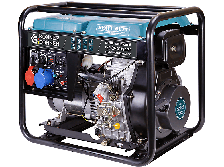 Generador de energía - Könner & Söhnen KS 8100HDE-1/3 ATSR