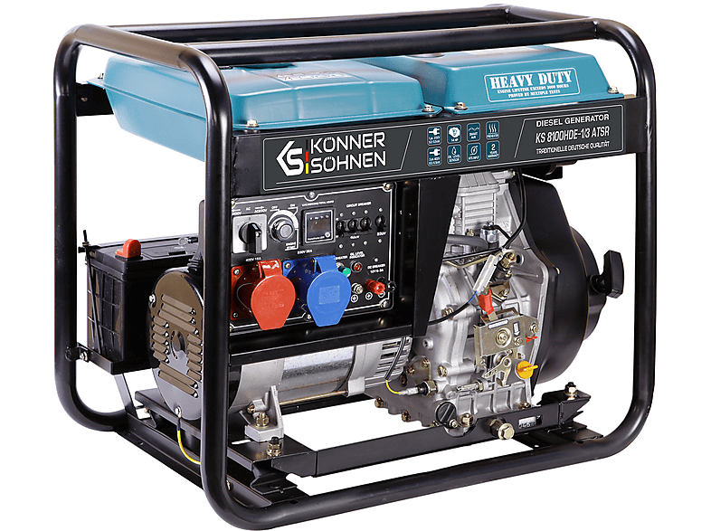 Generador de energía - Könner & Söhnen KS 8100HDE-1/3 ATSR