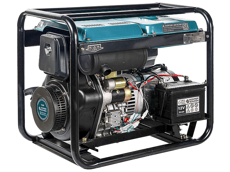 Generador de energía - Könner & Söhnen KS 8100HDE-1/3 ATSR