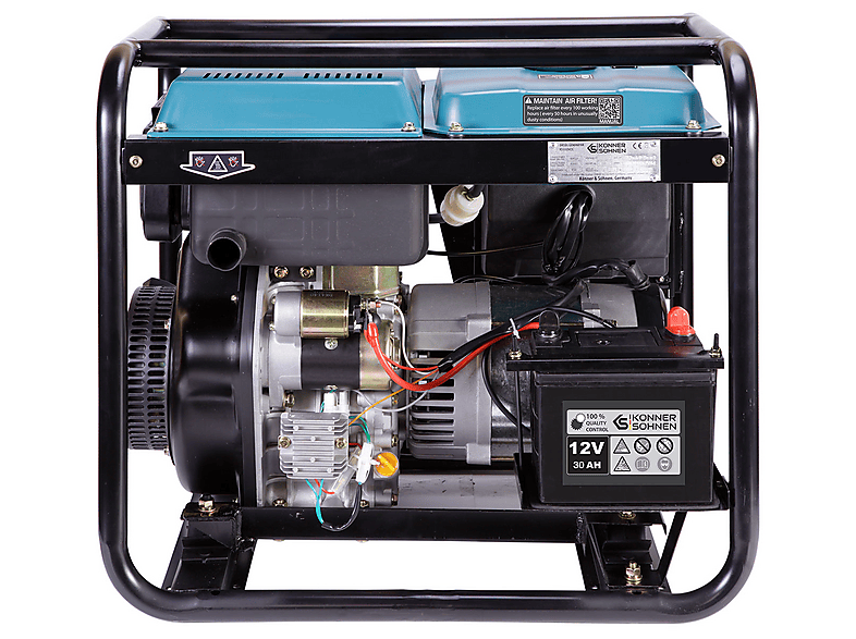 Generador de energía - Könner & Söhnen KS 8100HDE-1/3 ATSR