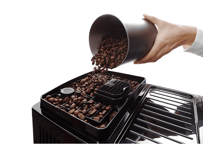 Cafetera automática - Delonghi ECAM 220.60.B, 15 bar, 1450 W, 0,5 l, 2 tazas, Negro