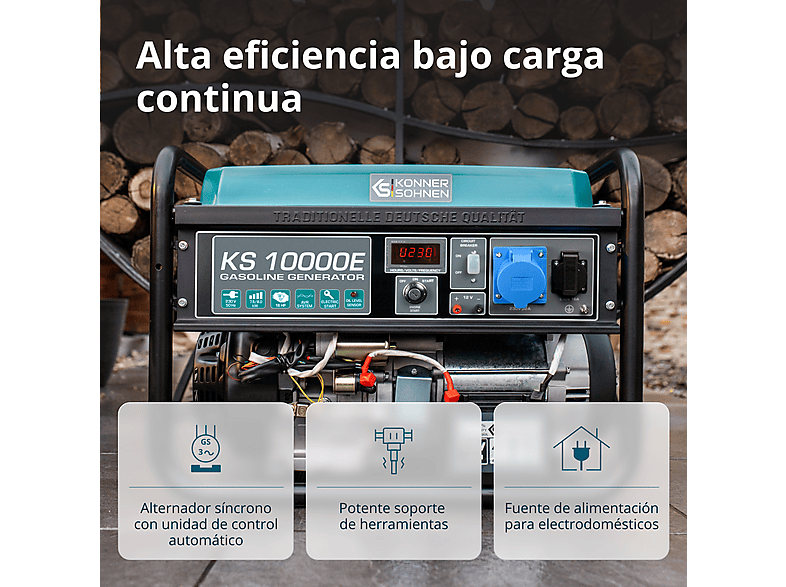 Generador de energía - Könner & Söhnen KS 10000E