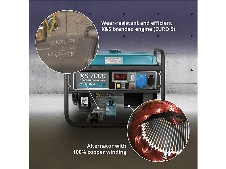 Generador de energía - Könner & Söhnen KS 7000